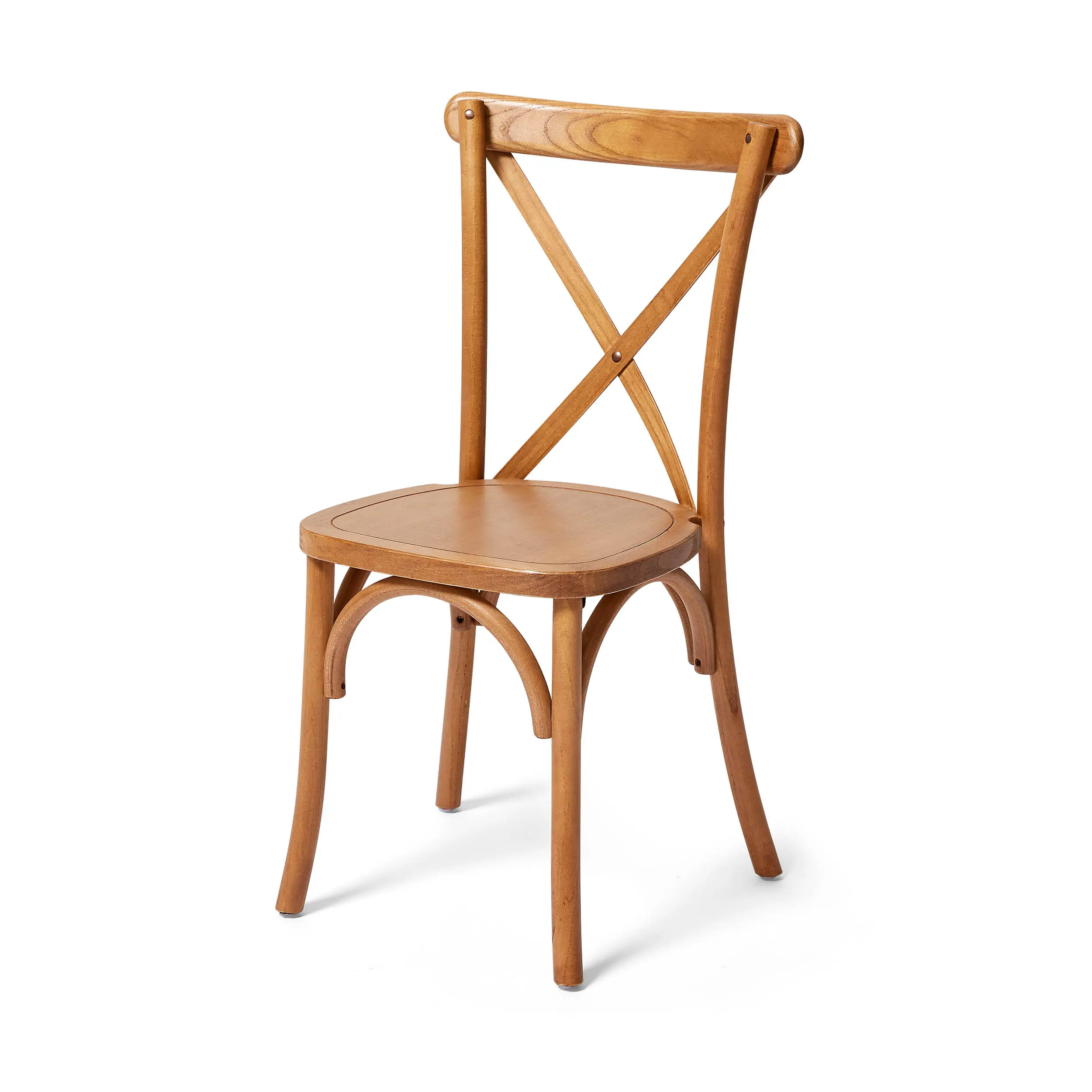 Crossback stoel hout (exclusief kussen)