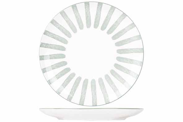 Plat bord 27 cm Cabana groen afbeelding
