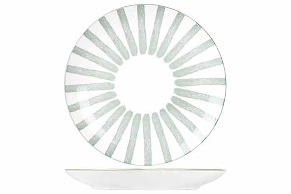 Diep bord 20 cm Cabana groen
