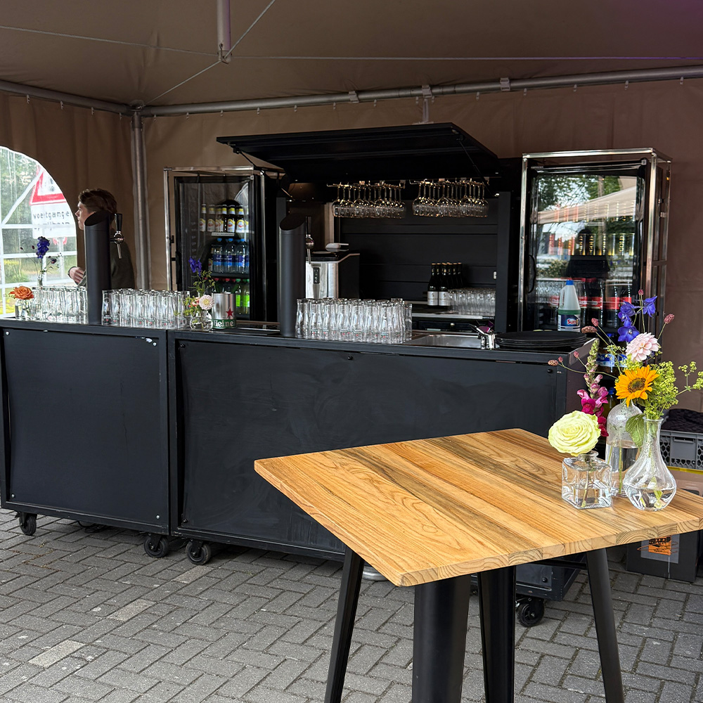 Bar Grand - Zwart – Inclusief tap en spoelbak afbeelding