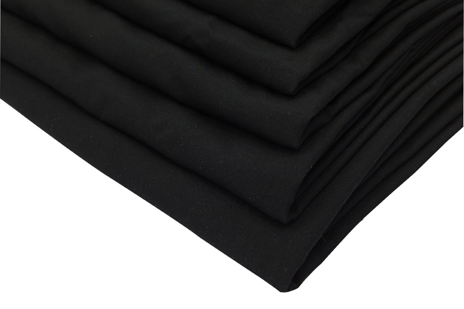 Servet zwart damast 50x50cm