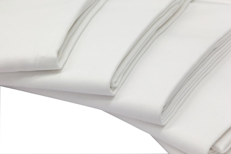 Servet wit damast 50x50cm afbeelding