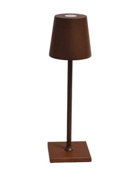 Tafellamp rustiek bruin