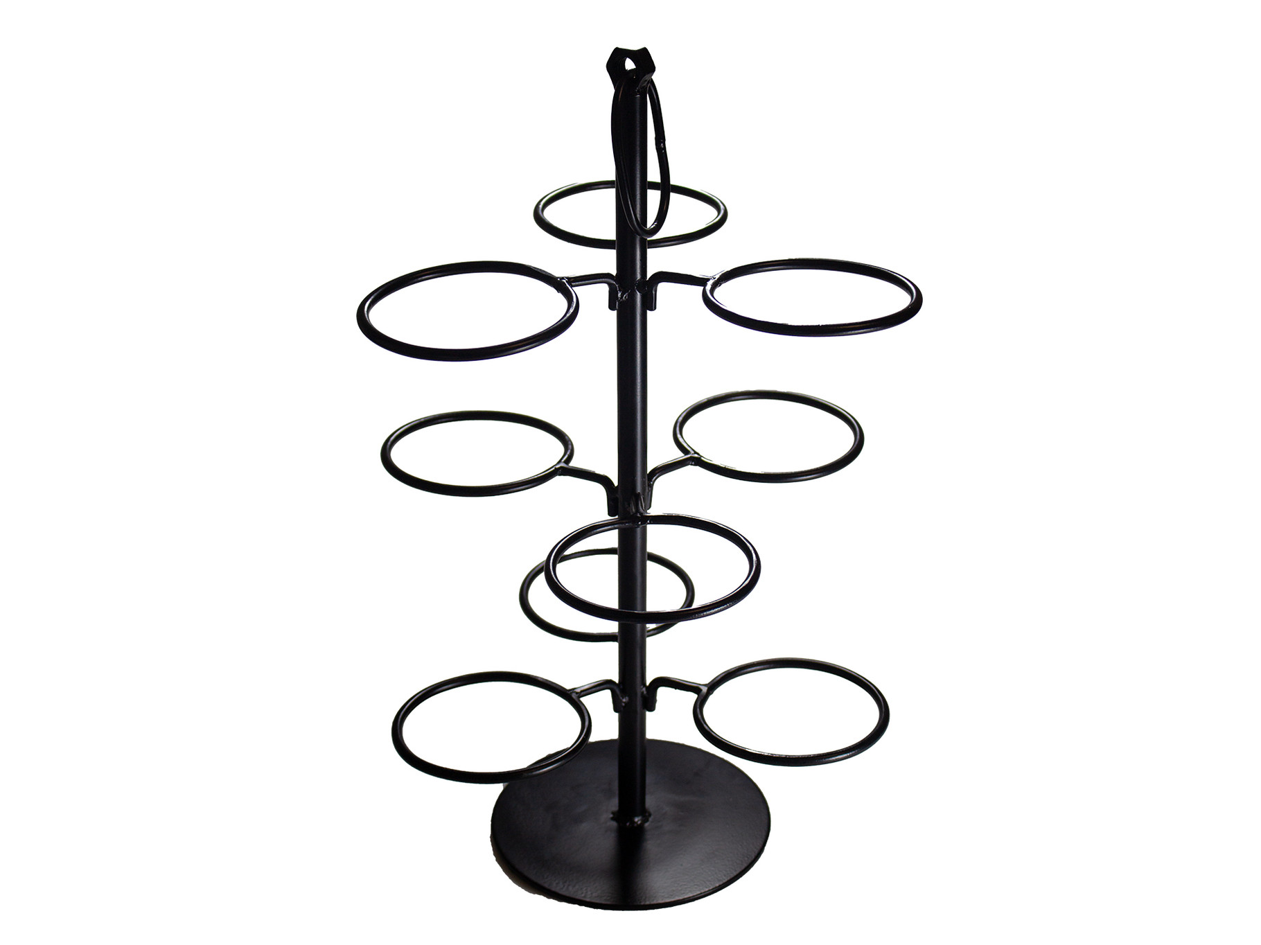 Etagere voor 9 borden zwart