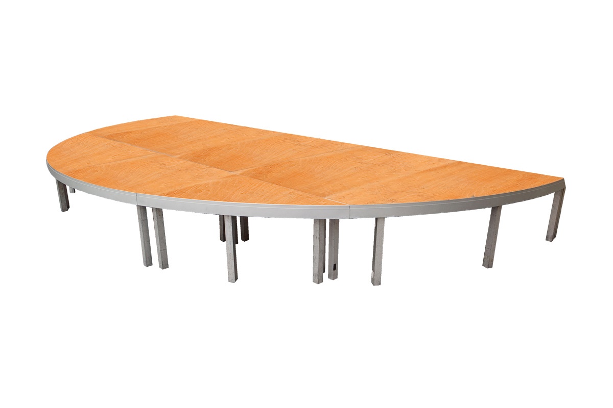 Podiumelement HALF rond 6 mtr Ø