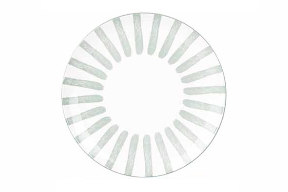 Plat bord 27 cm Cabana groen