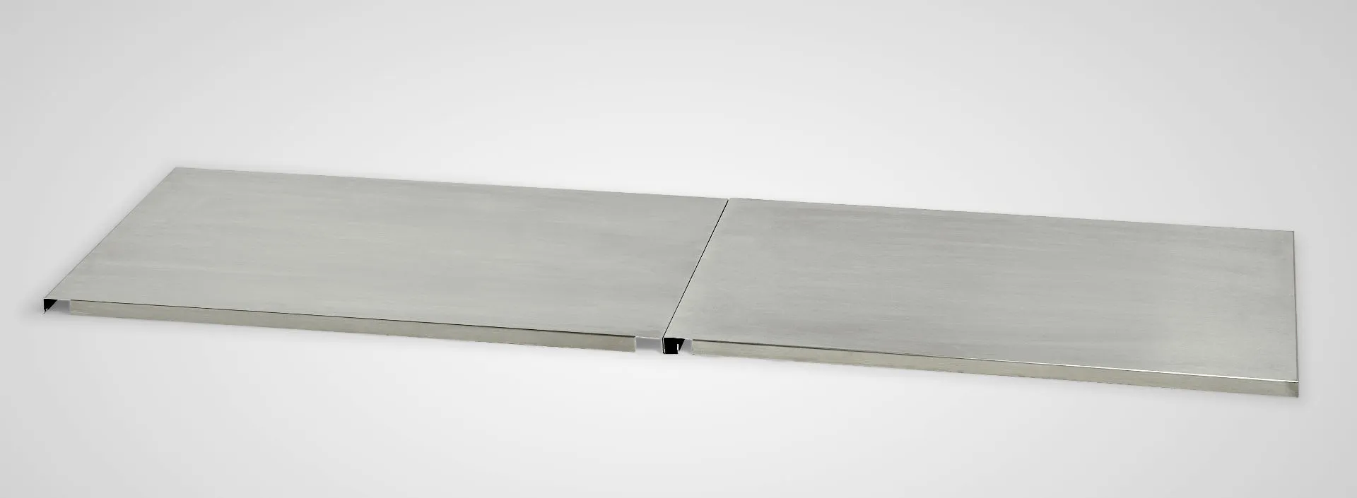 Bodemplaat t.b.v. werktafel RVS (inklapbaar)