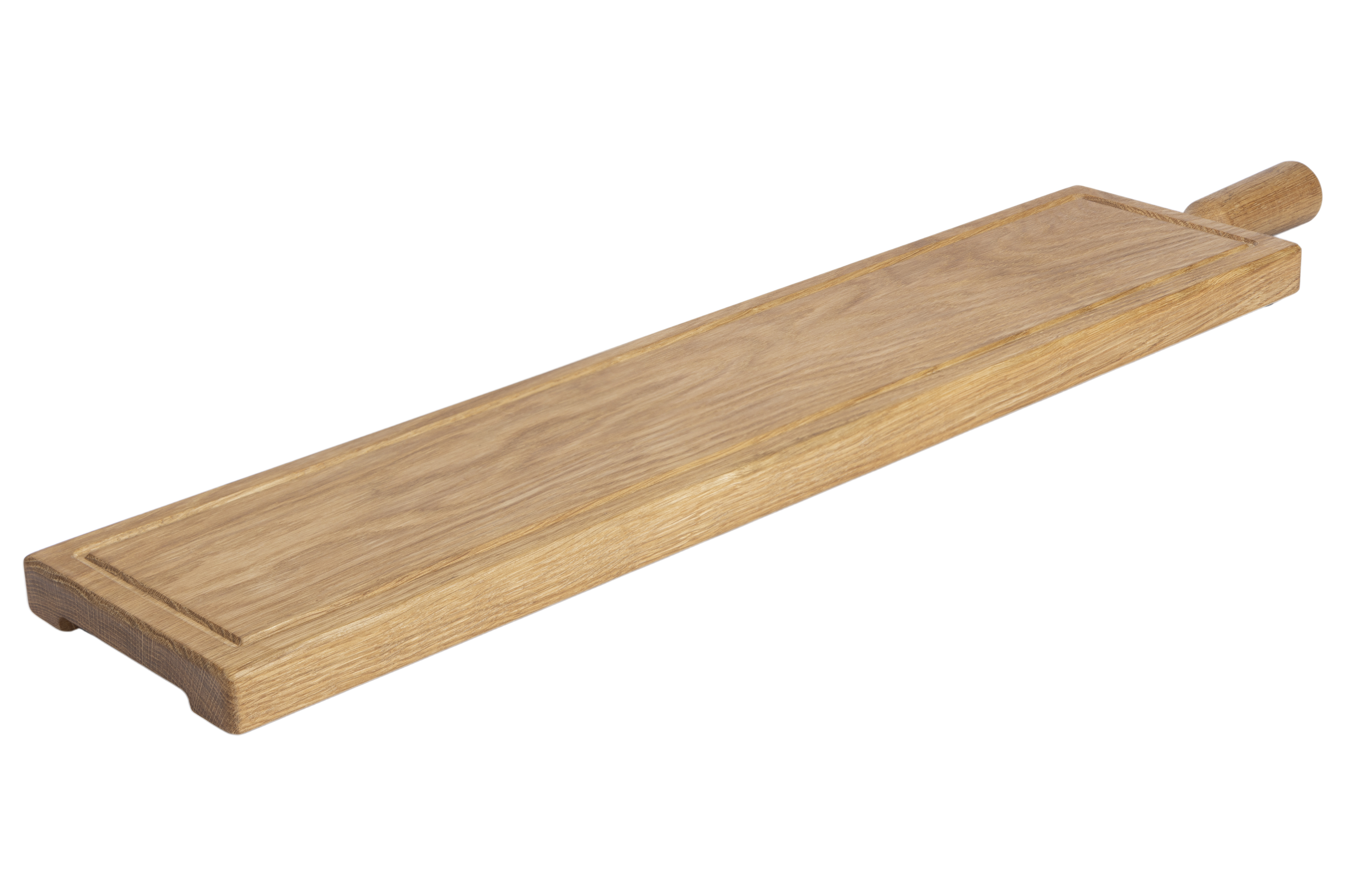 Serveerplank Eikenhout incl. handvat (86 x 11 x 3cm)