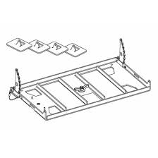 Base Plate pour JBL VTX A8 + Vis papillon en M20 + 2x pièces pour angle + 4x patins pour B8 