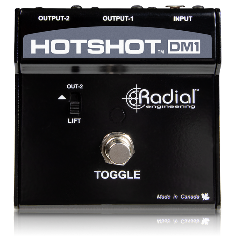 Pédale switch RADIAL ENGINEERING HotShot DM1 A/B mute microphone