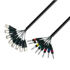 Multipaire son 8 Paires Jack/XLRM 3m