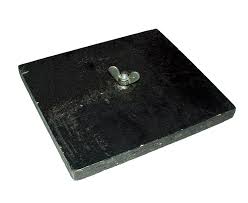 Platine de sol pour projecteur noir