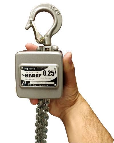 Location Palan HADEF 250Kg / Levée 4m - Startech