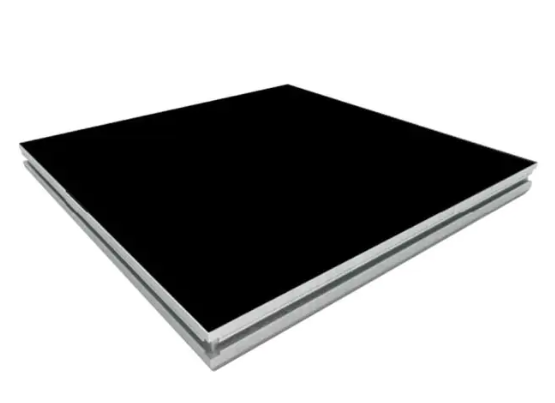 Praticable 1m x 1m PROLYTE STAGEDEX plateau noir, 750kg/m2