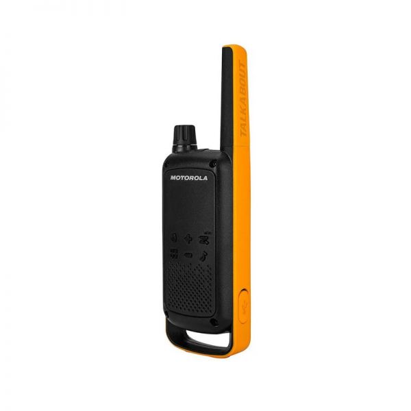 2x Talkie Walkie MOTOROLA T82 + 2 oreillettes + chargeur double