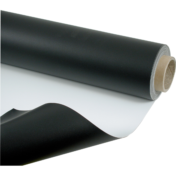 Tapis de danse reversible 10m x 1,5m noir/blanc