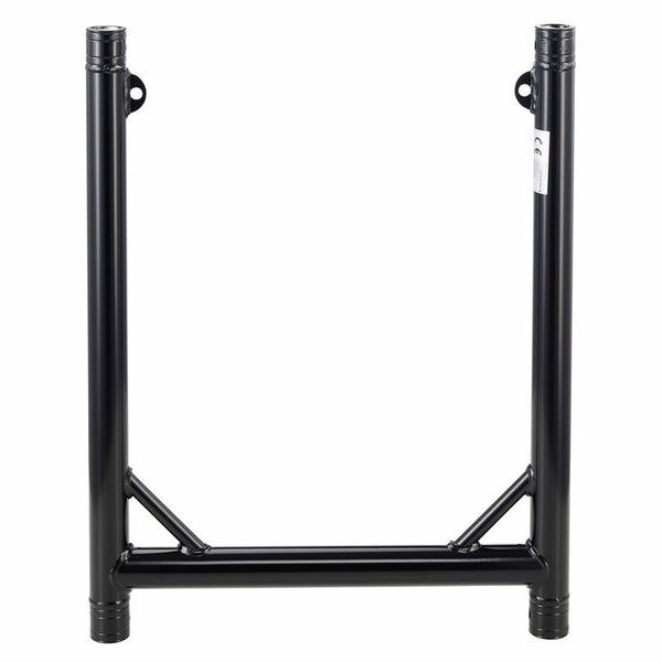 GLOBAL TRUSS U-FRAME 50 Module noir BAS/INTERMEDIAIRE pour projecteur 95kg max Ht.75cm Lg.60cm + 2 sécus + 2 goupilles 
