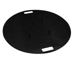 Sixty82 Structure aluminium Embase lourde ronde acier Noire ø800x8mm 35kg M29/M39