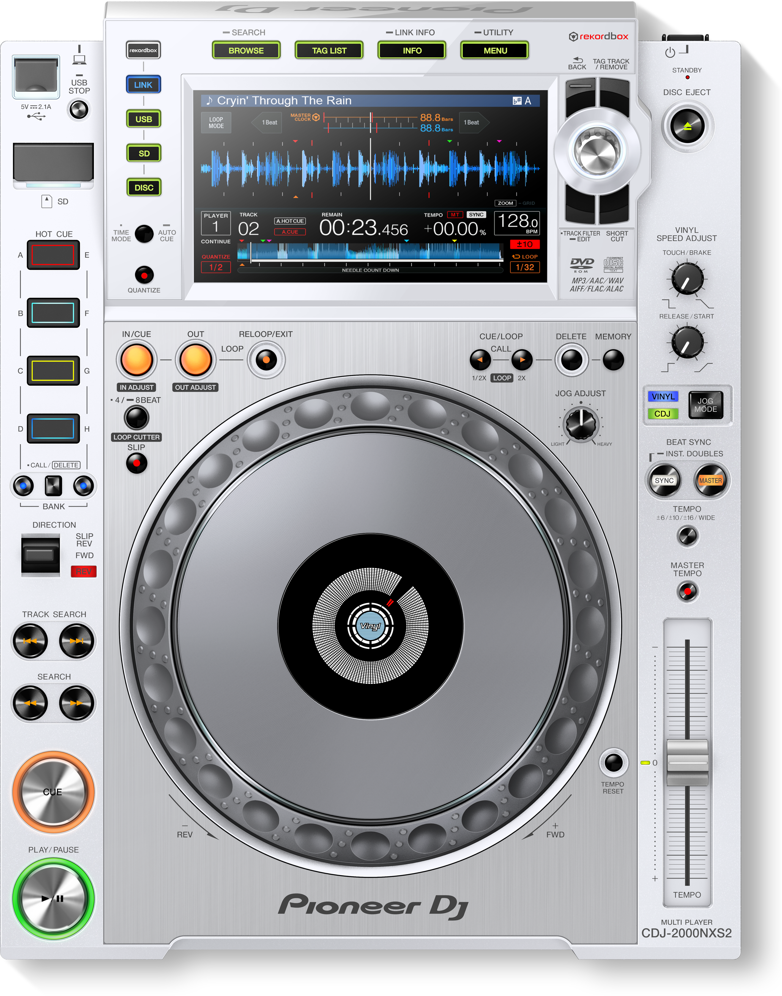 Pioneer DJ: CDJ 2000NXS2-W