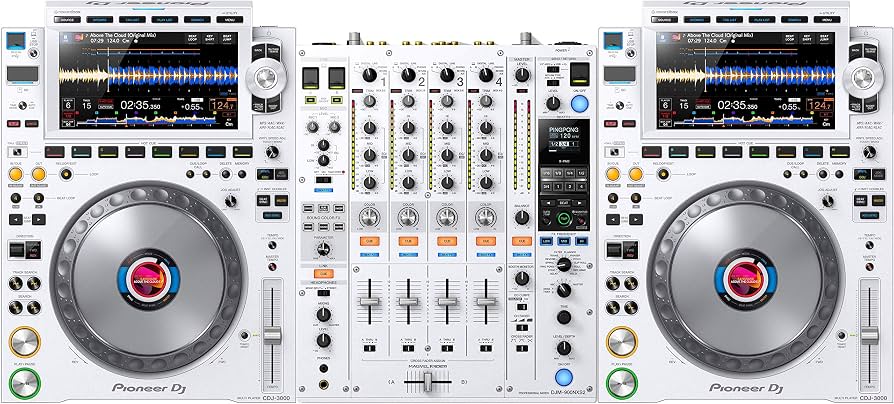 Pioneer DJ: CDJ-3000-W & DJM-900NXS2-W Basic Package