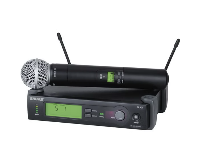 SHURE: SLX Wireless Handheld Microphone Package (1 Channel)