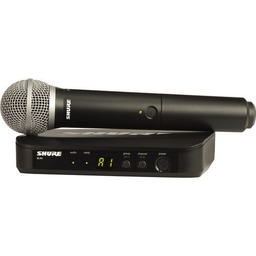 SHURE: BLX Wireless Handheld Microphone Package (1 Channel)