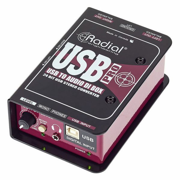 AUDIO INTERFACE, RADIAL USB-PRO