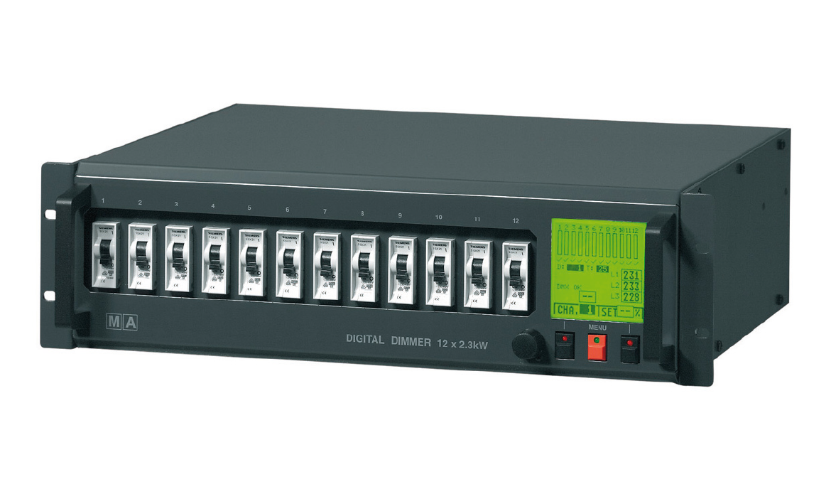 DIMMER, 12 x 2.3 kW, MA-LIGHTING
