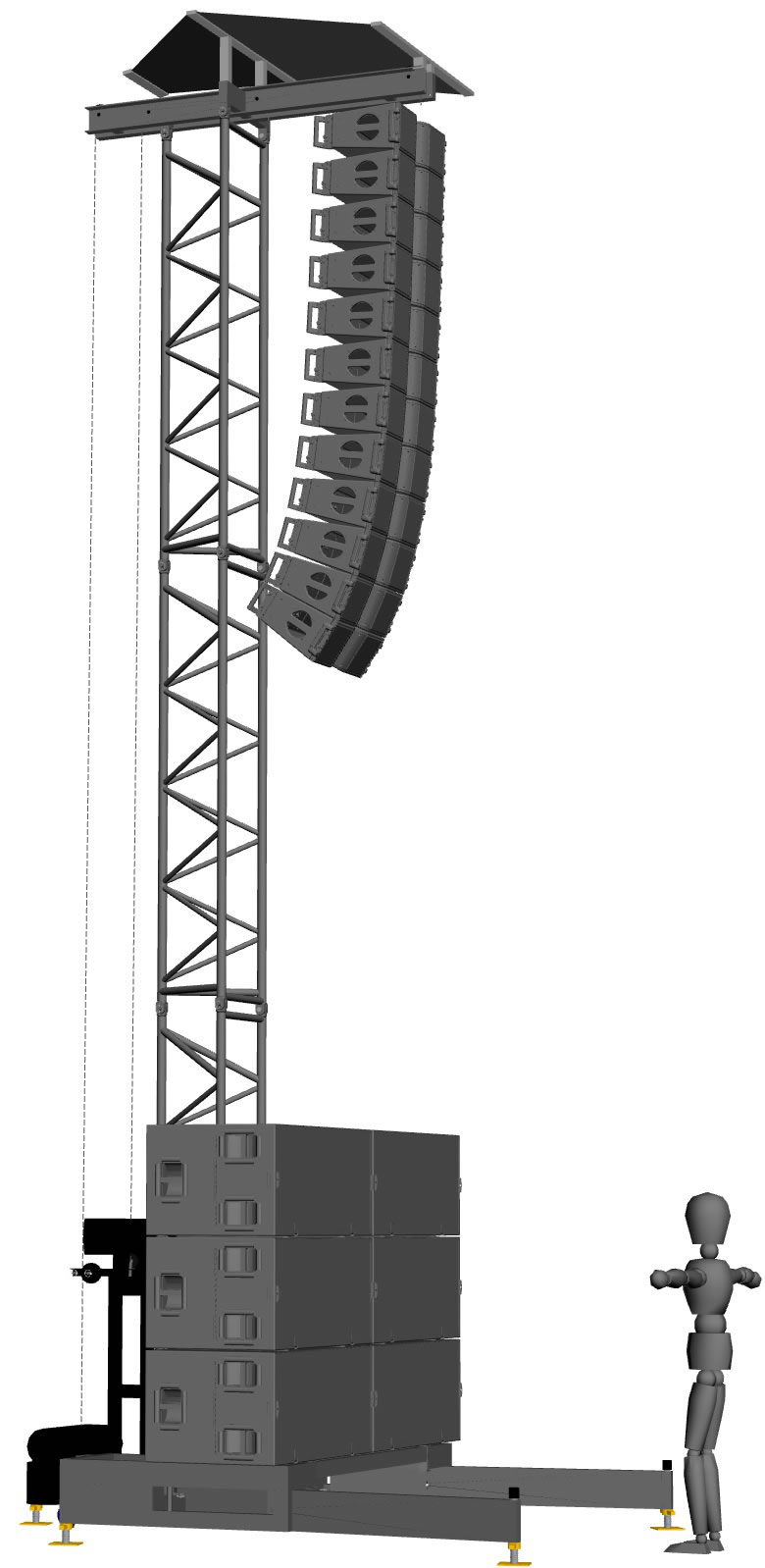 PA TRUSS TOWER ALC,  Mini Tower mk2