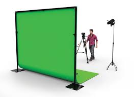 WENTEX-SET GRUNDSYSTEM  300 cm x 300 cm MIT GREENSCREEN