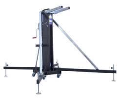 TRAVERSENLIFT, WORK-LW461R BLACK TOWER INKL. GABEL-ADAPTER