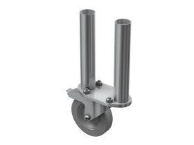 BÜHNENPODEST ROLLEN, DOPPELT, GEBREMST, 0.4 m