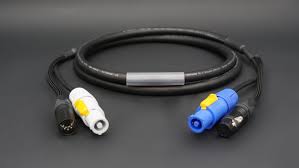 HYBRIDKABEL POWERCON & DMX XLR 5p. 01.5 m