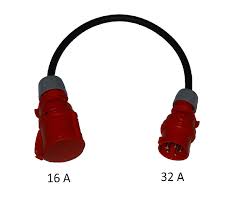 NETZÜBERGANG 400 V, CEE32/5 → CEE16/5