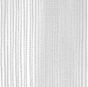 FADENVORHANG WEISS INKL. KLETTBAND H: 400 cm, B: 320 cm