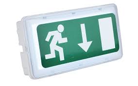 NOTAUSGANGS LEUCHTE MIT 30 WEISSEN LED's