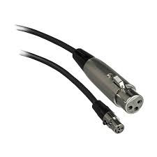 TASCHENSENDER ADAPTERKABEL, SHURE WA310, XLR F → TA4F F