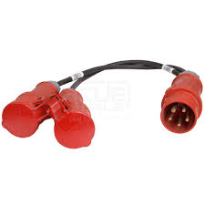 NETZÜBERGANG 400 V, CEE32/5 → 2 x CEE32/5