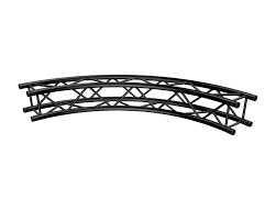 GLOBAL-TRUSS, F34 KREIS 3m DURCHMESSER 45° (1/8), SCHWARZ
