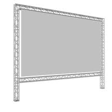 LEINWAND FÜR TRAVERSEN 16:9, 650 cm x 400 cm RÜCKPROJEKTION