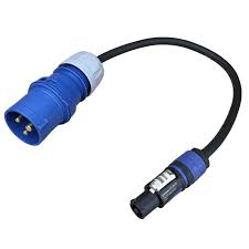 NETZÜBERGANG 230 V, POWERCON → CEE16/3