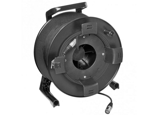 NETZWERKKABEL CAT. 7, 2 x etherCON CAT6A, 70 m, schwarz