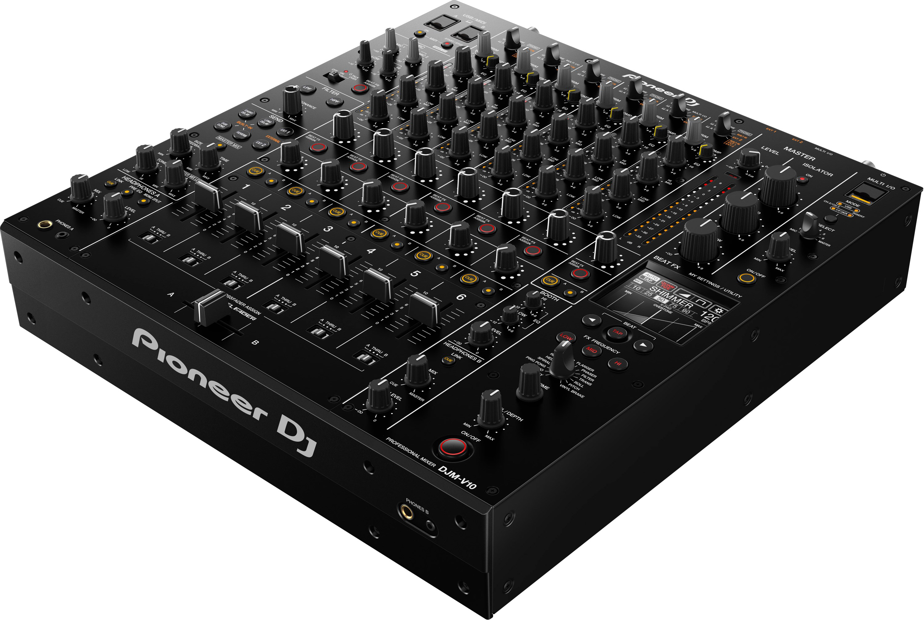 Pioneer DJM-V10, professioneller 6-Kanal DJ Mixer