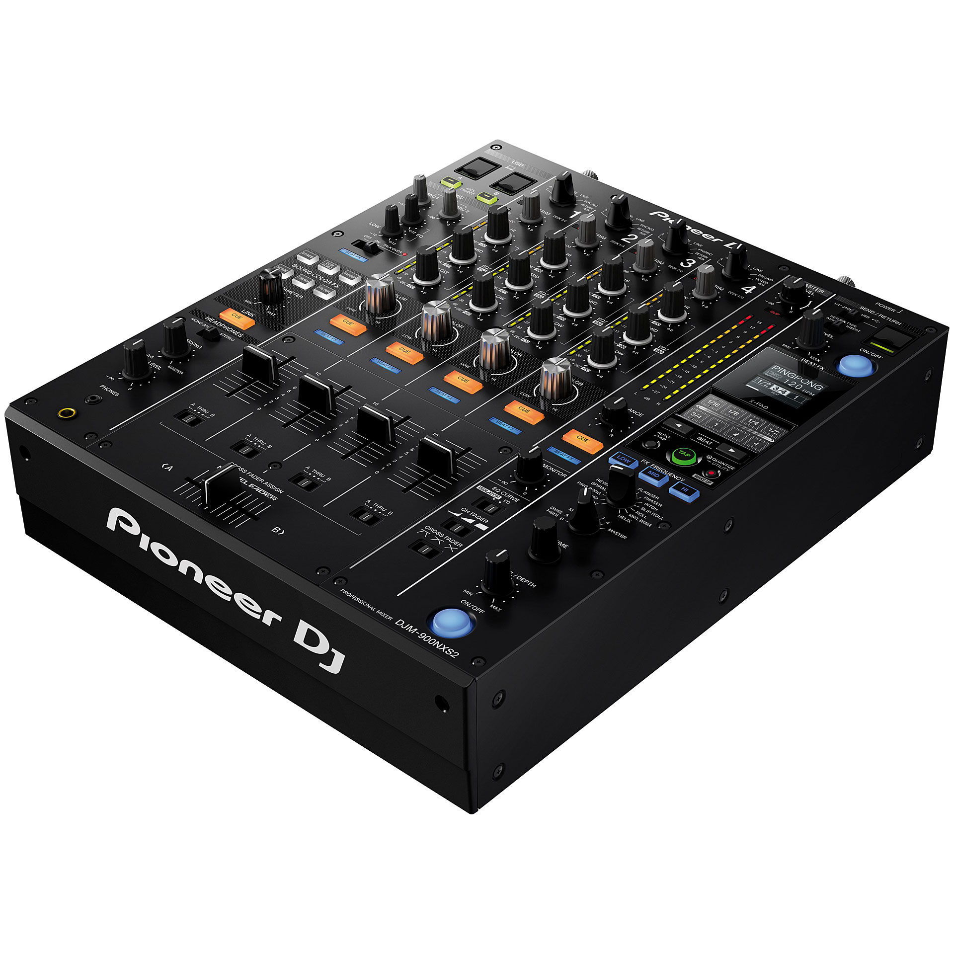 Pioneer DJM-900nxs2, professioneller 4-Kanal DJ Mixer
