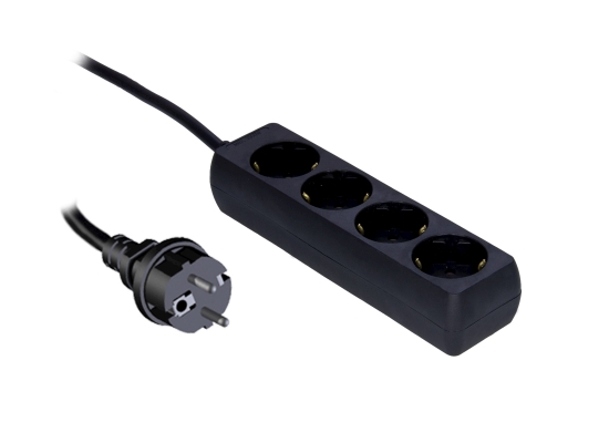 4-Fach Schuko Verteiler