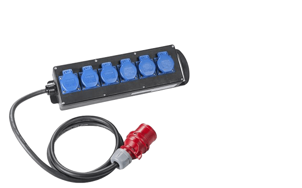 16A CEE Verteiler (Rig Steckleiste)