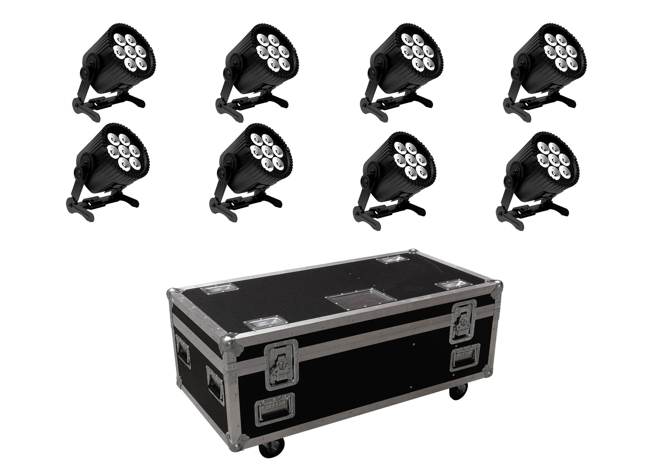 Astera AX5 TriplePar Akku LED Outdoor Spot Tourpack 8er SET,