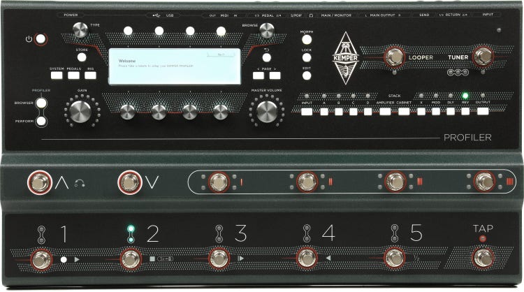 Kemper - Profiler Stage Pedal Board