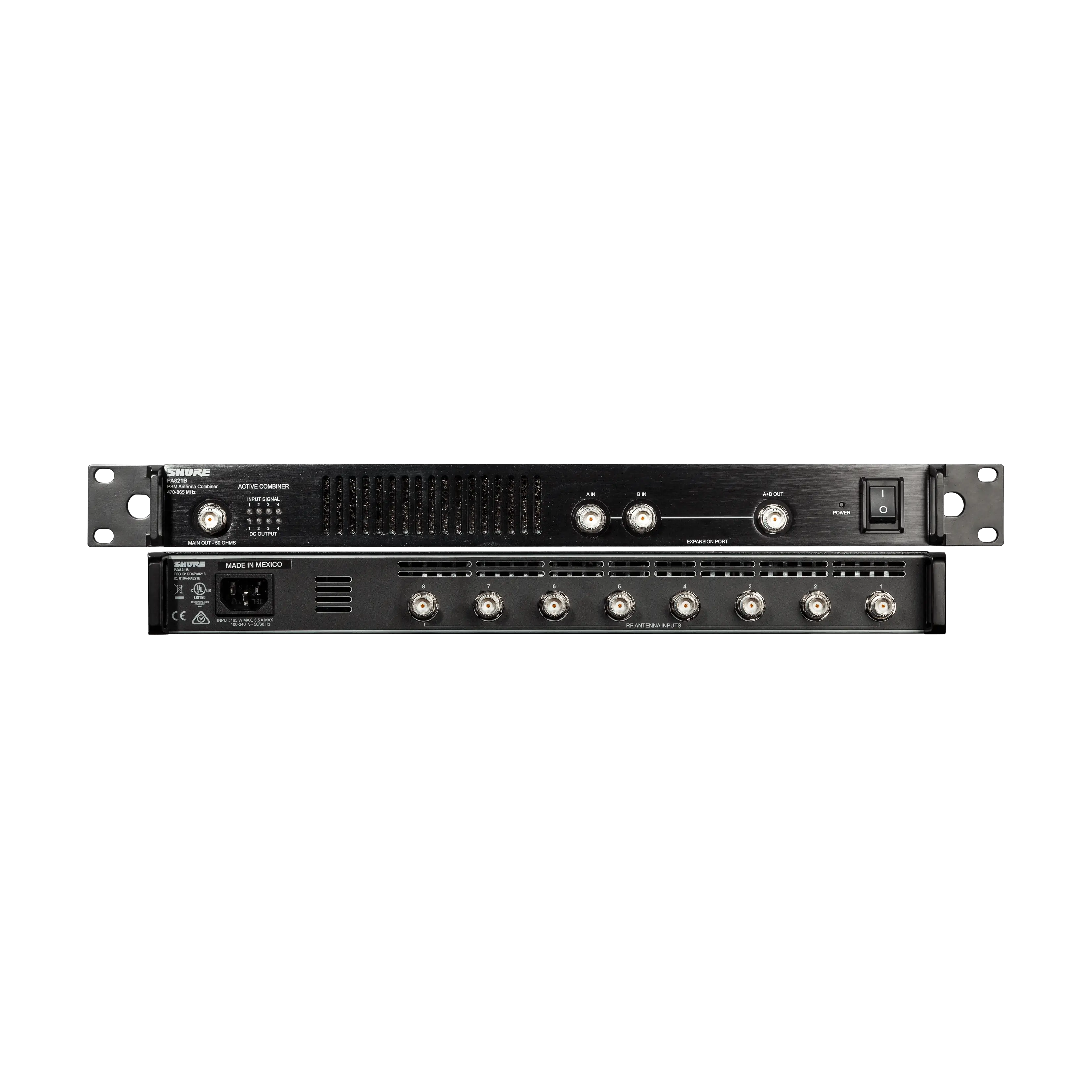 Shure - PA821B Antenna Combiner for PSM® Wireless Systems