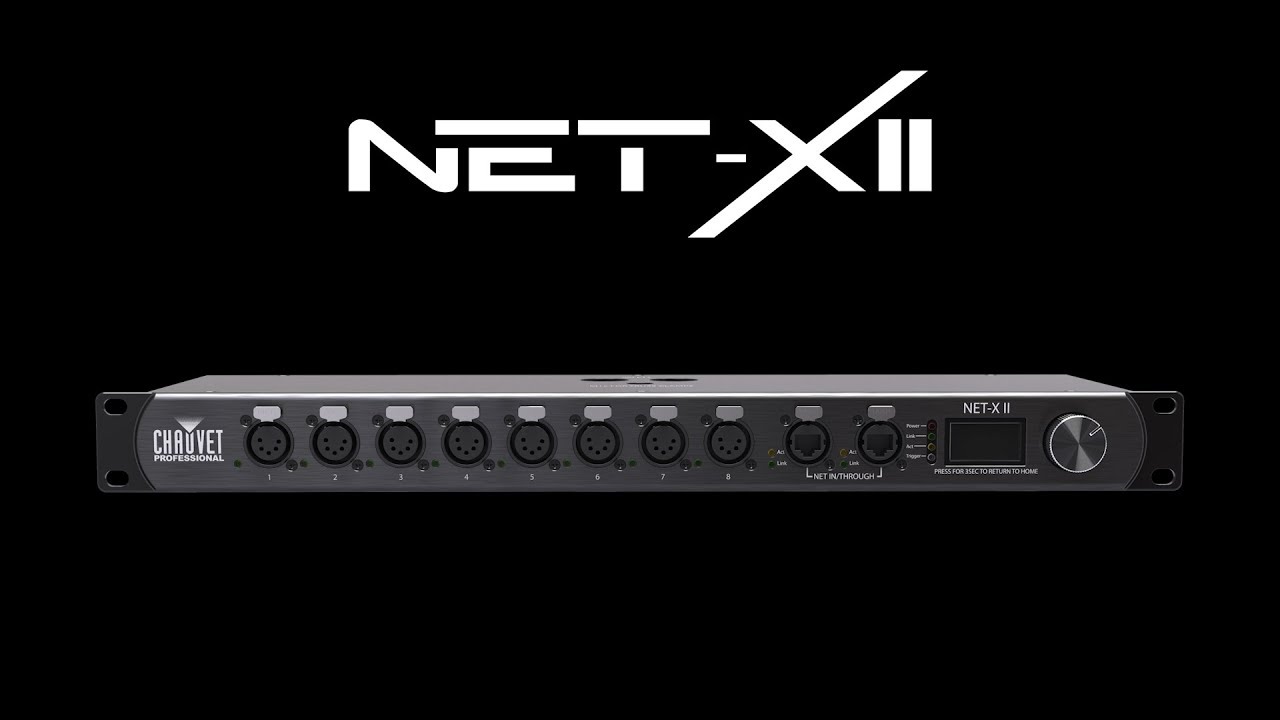 Chauvet Professional - Net-X II - Ethernet-to-DMX Node / Merger